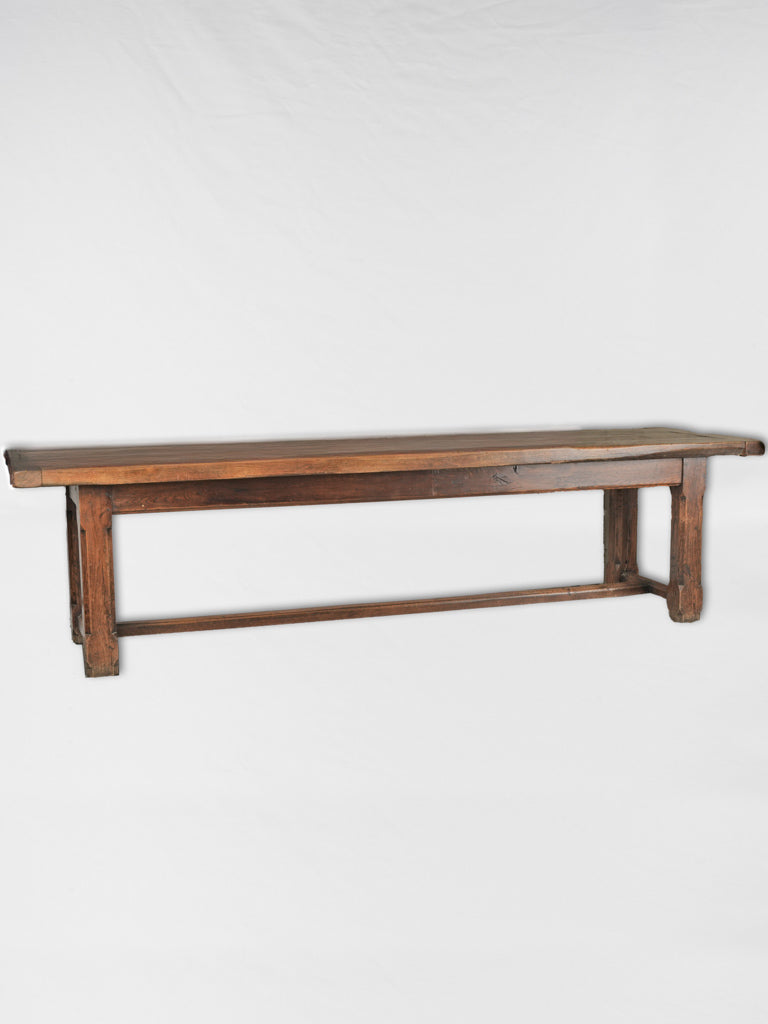Antique oak French dining table