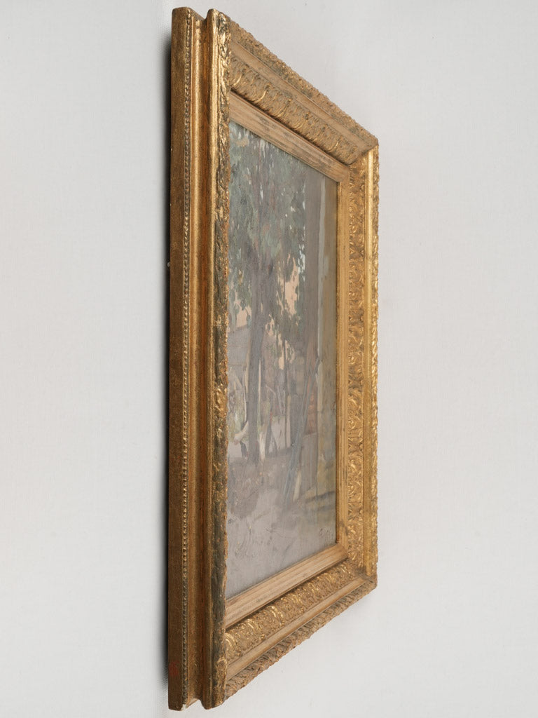 Provenance-rich farmyard scene artwork