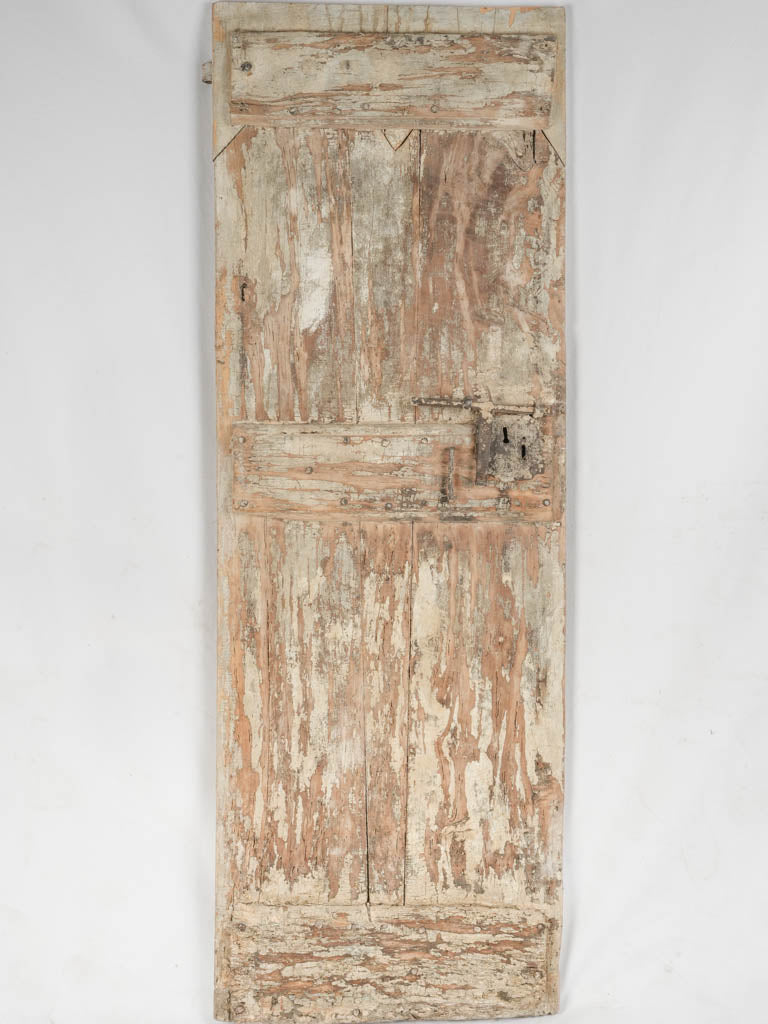 Antique walnut wine cellar door