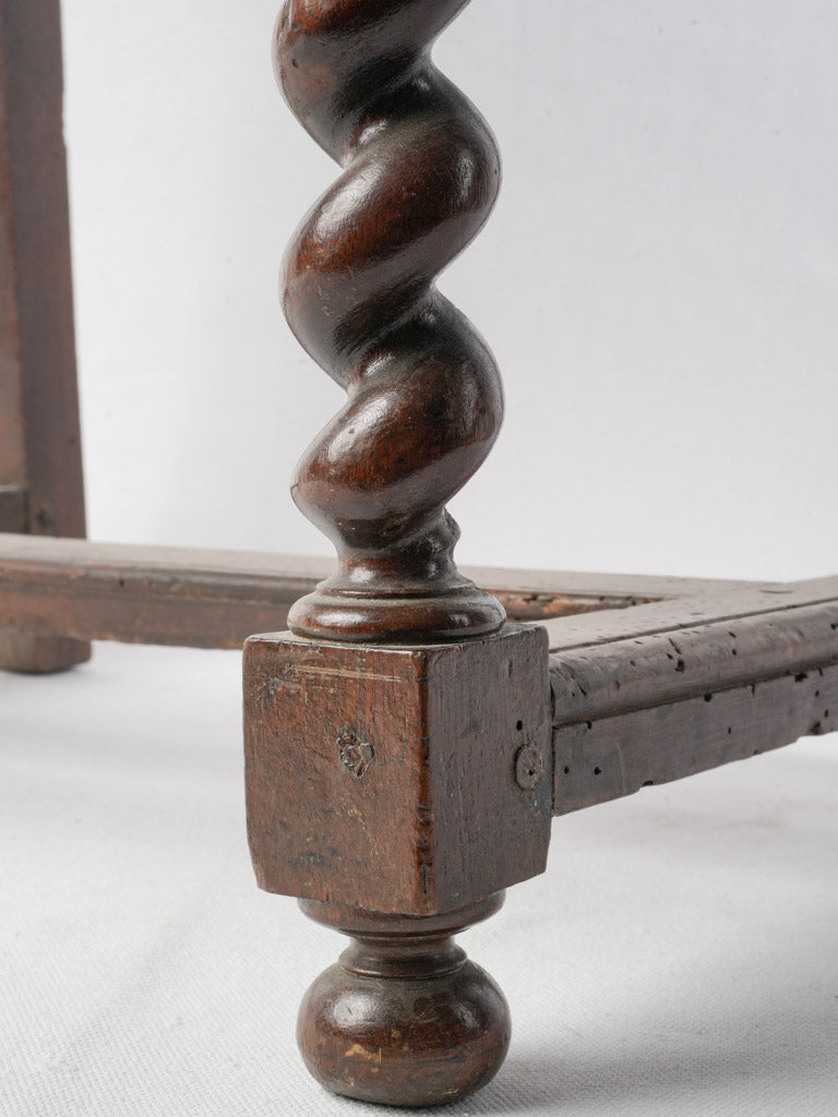 Ornamental barley twist chair