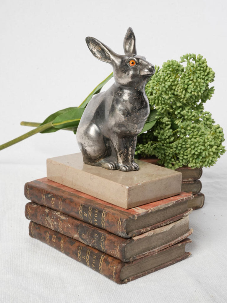 Vintage French rabbit sculpture