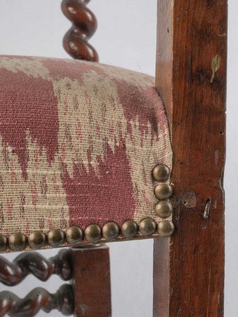 Distinctive Louis XIII walnut chair