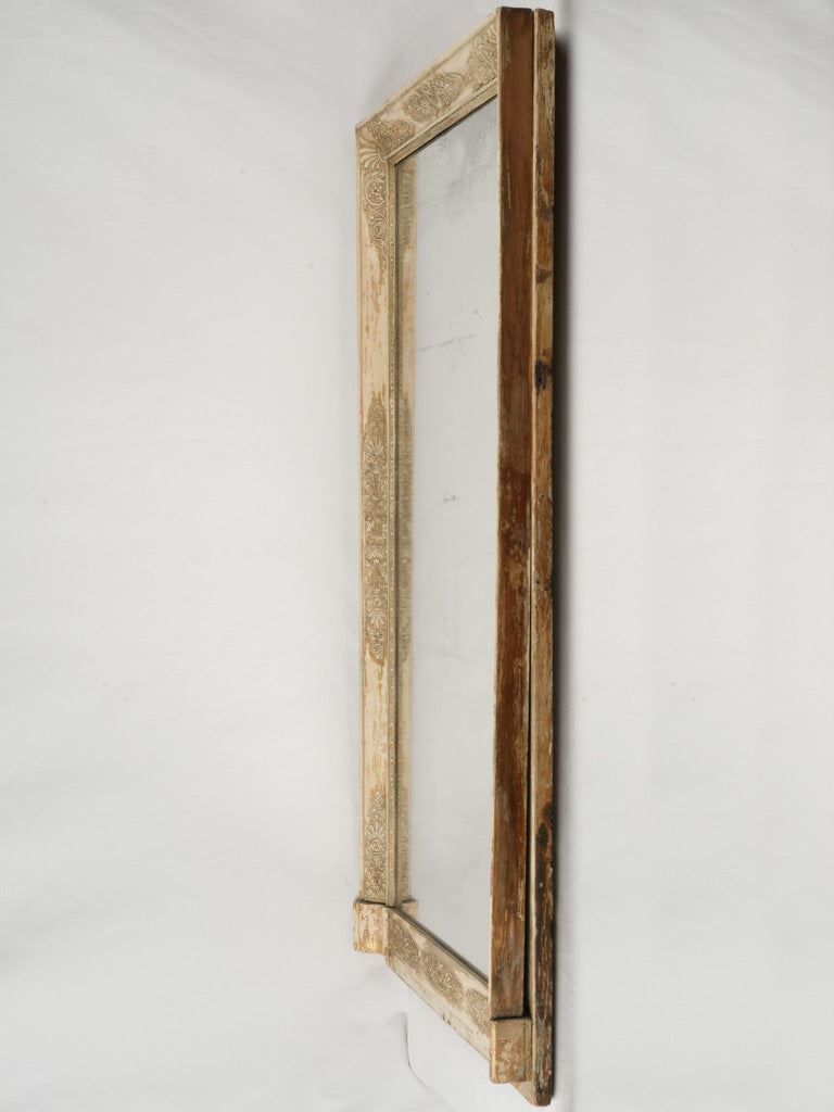 Aged patina vintage mirror