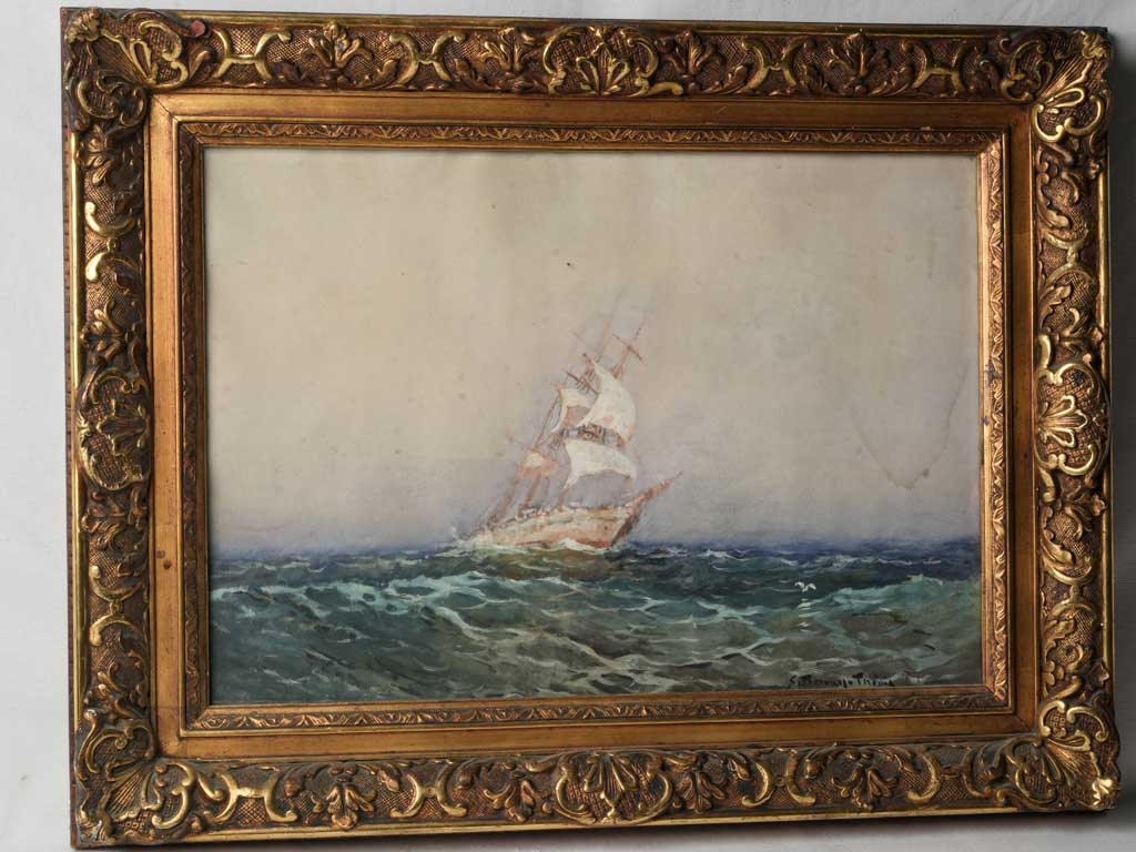 Elegant historic seafaring piece