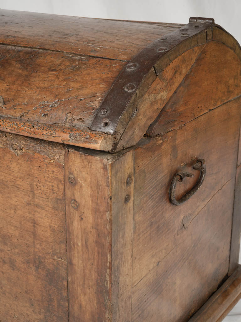 Authentic vintage 18th-century trunk