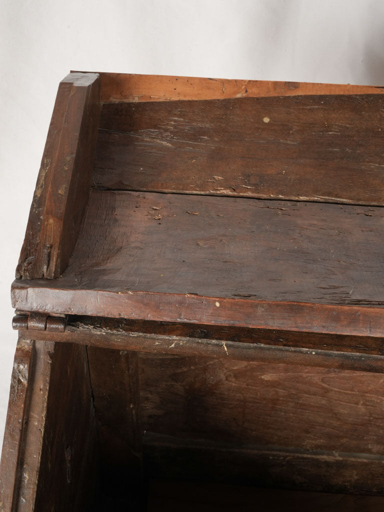 Original hand-forged iron fitted chest