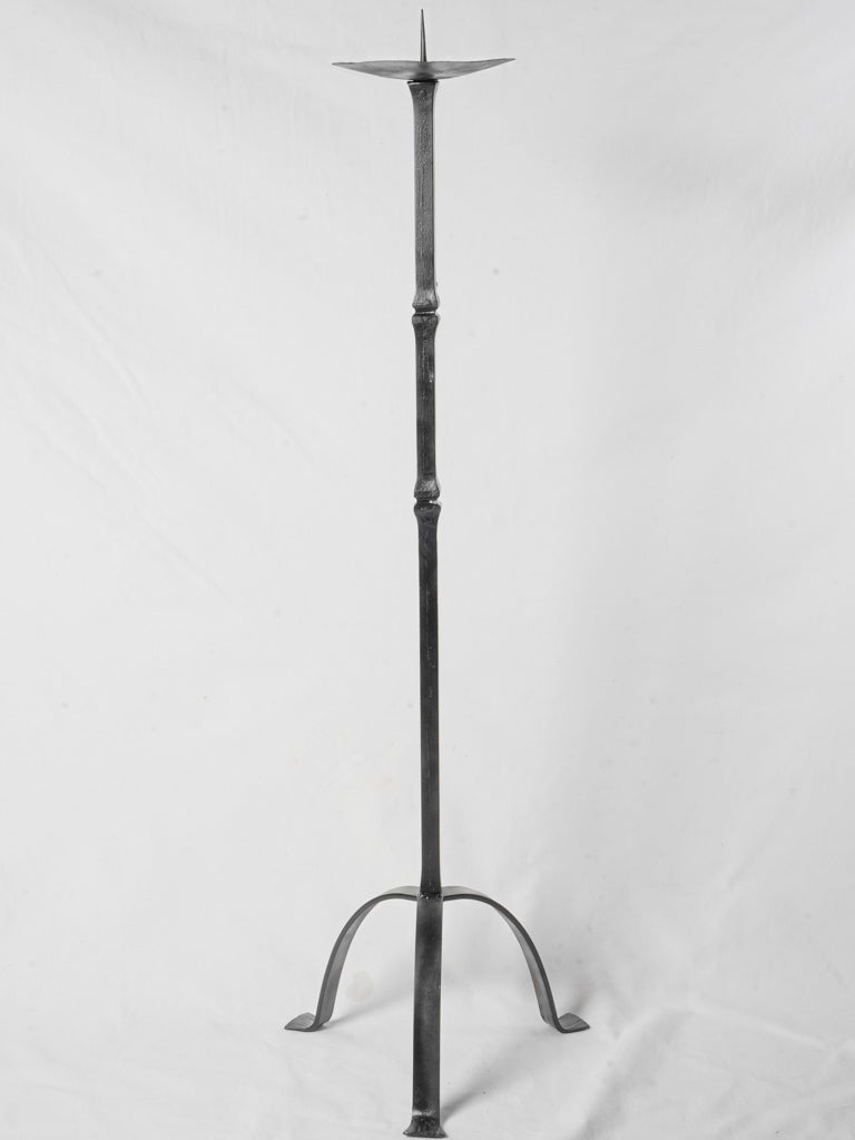 Rustic folk art candlestick