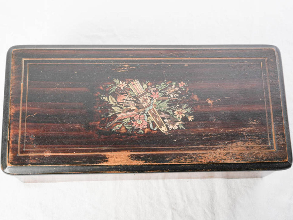 Charming classic wooden music box