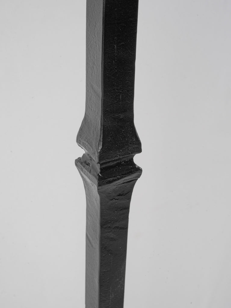 Graceful hand-forged candlestick