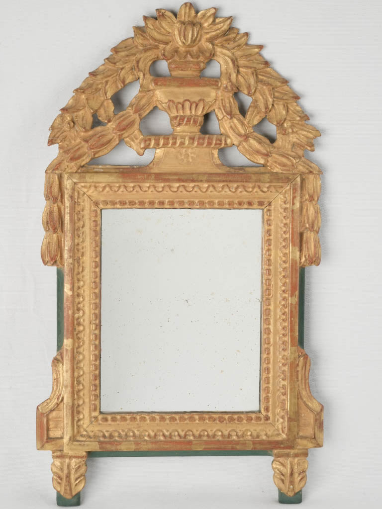 Elegant vintage giltwood mirror