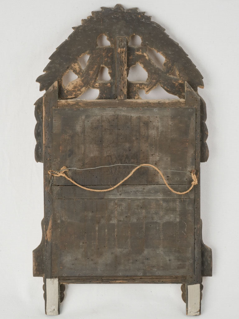 Aged patina decorative mirror