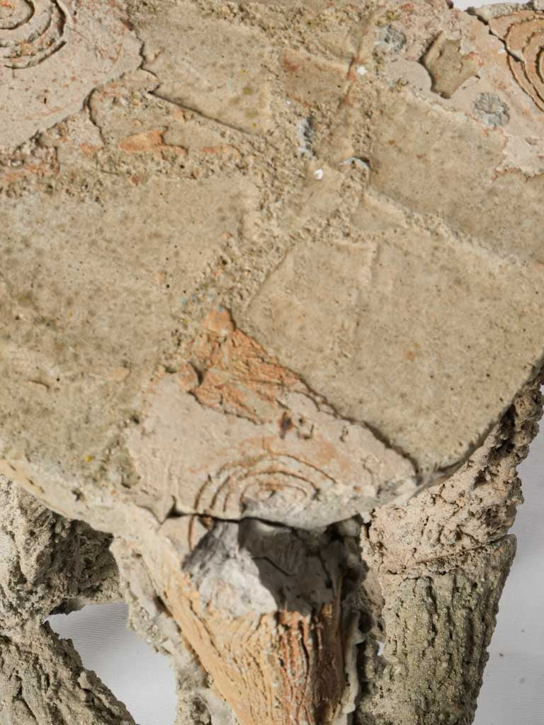 Artistic expression faux-bois planter