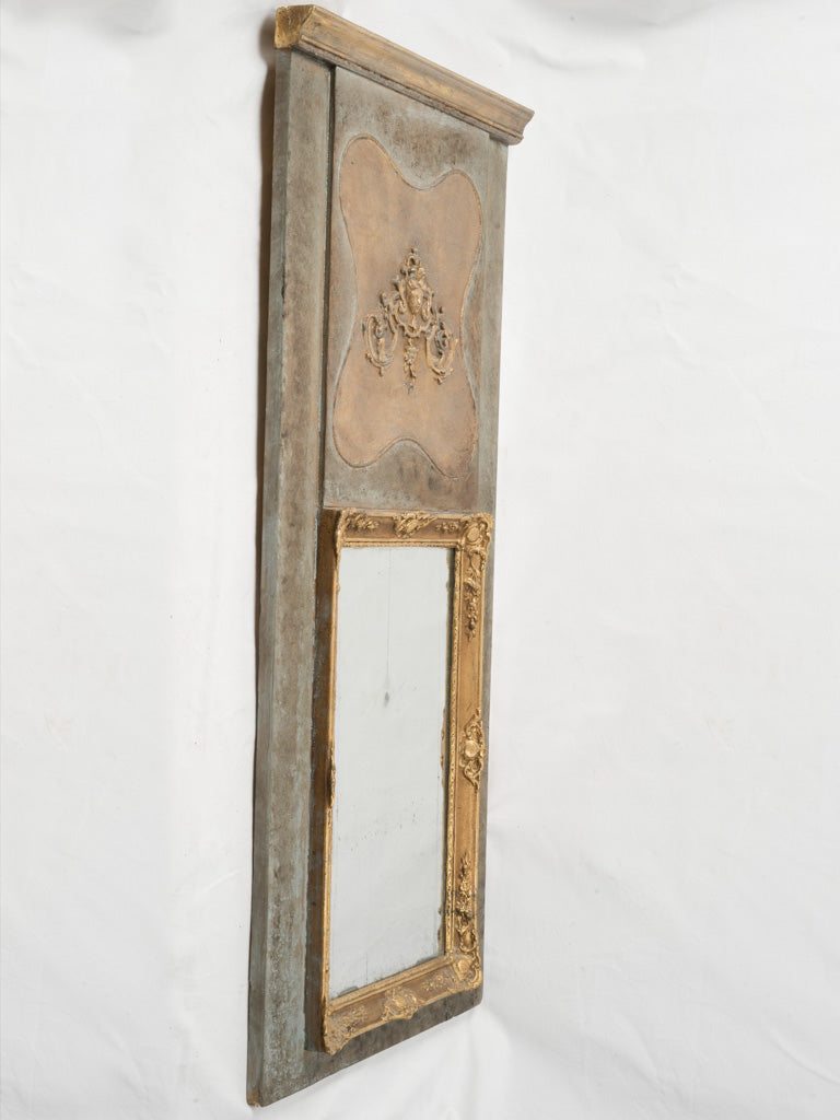 Elegant French-style antique mirror