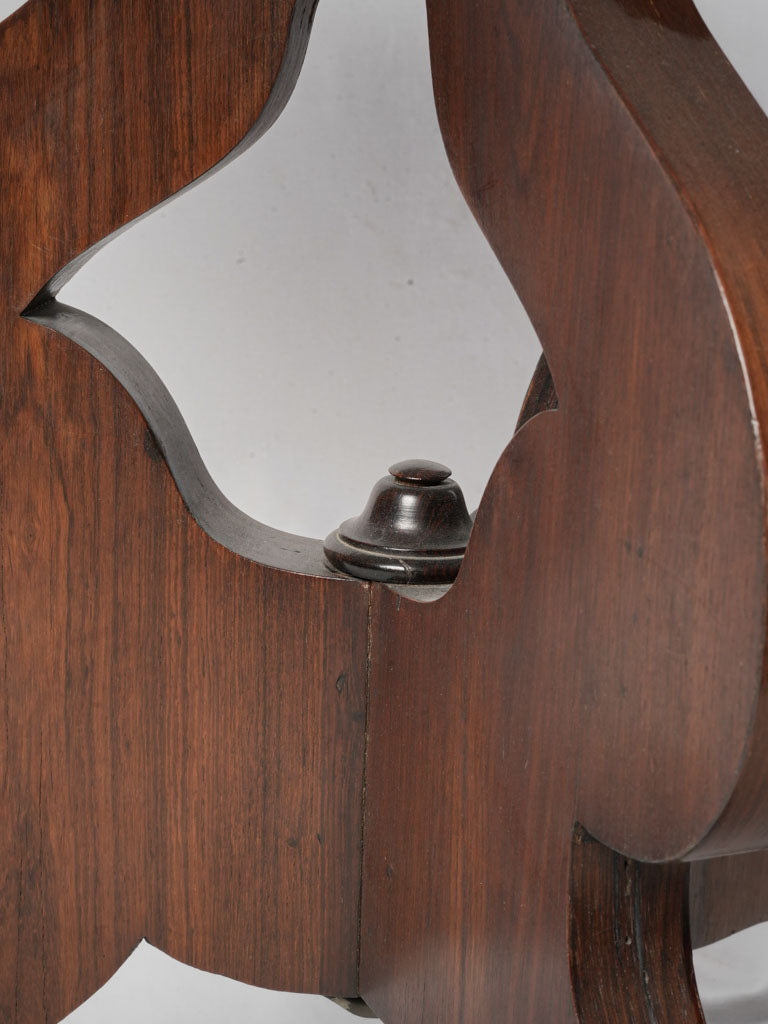 Warm tone wood guéridon