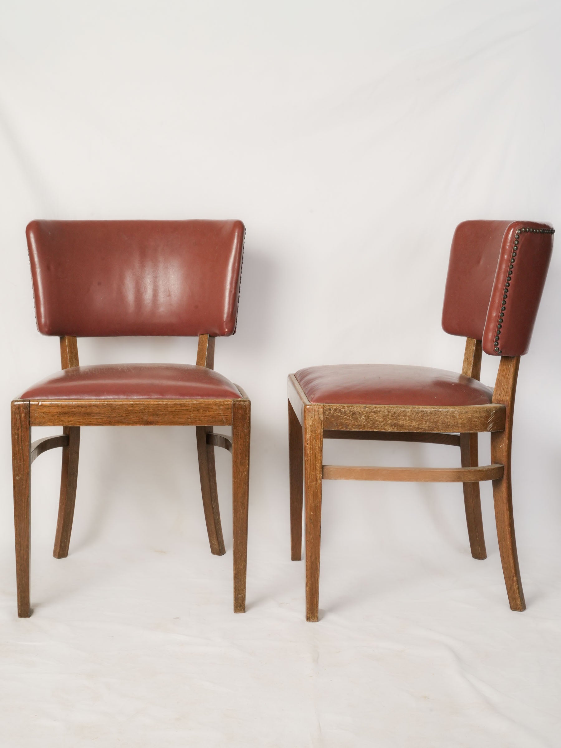 Set of Three Mid-Century Dining Chairs, c. 1940s–1960s