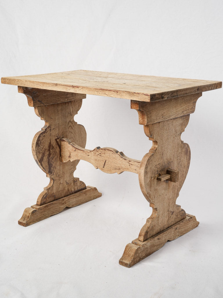 Antique French oak side table