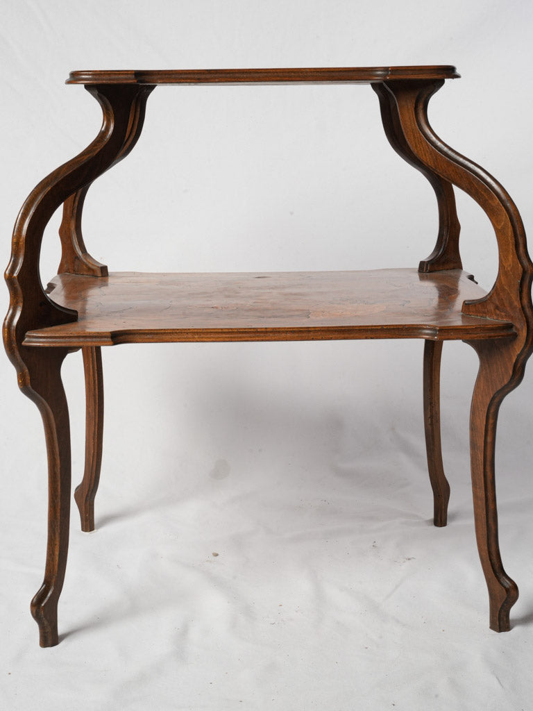 Decorative marquetry antique table