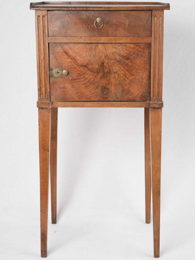 Vintage brass-pull Eighteenth-century side table