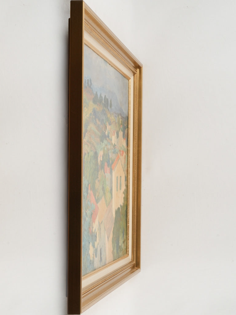Charming Provencal village artwork