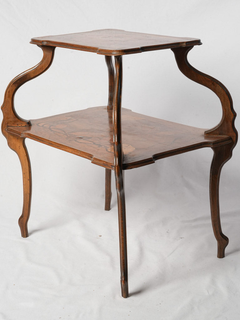 Elegant marquetry Émile Gallé furniture