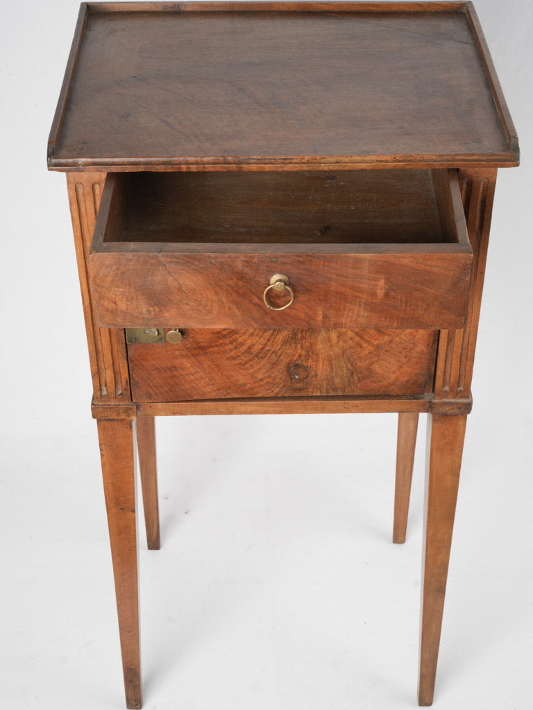 Elegant Louis XVI side table cabinet