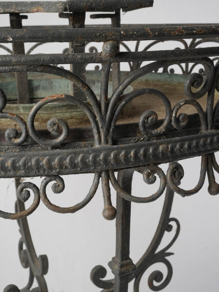 Sculptural Belle Époque Wrought-Iron Plant Stand c.1920 - 37½"