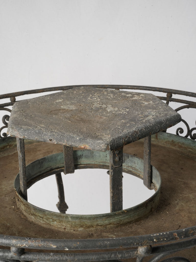 Sculptural Belle Époque Wrought-Iron Plant Stand c.1920 - 37½"