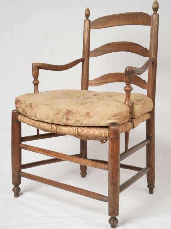 Charming antique ladderback armchair