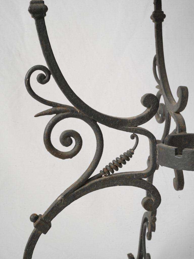 Sculptural Belle Époque Wrought-Iron Plant Stand c.1920 - 37½"