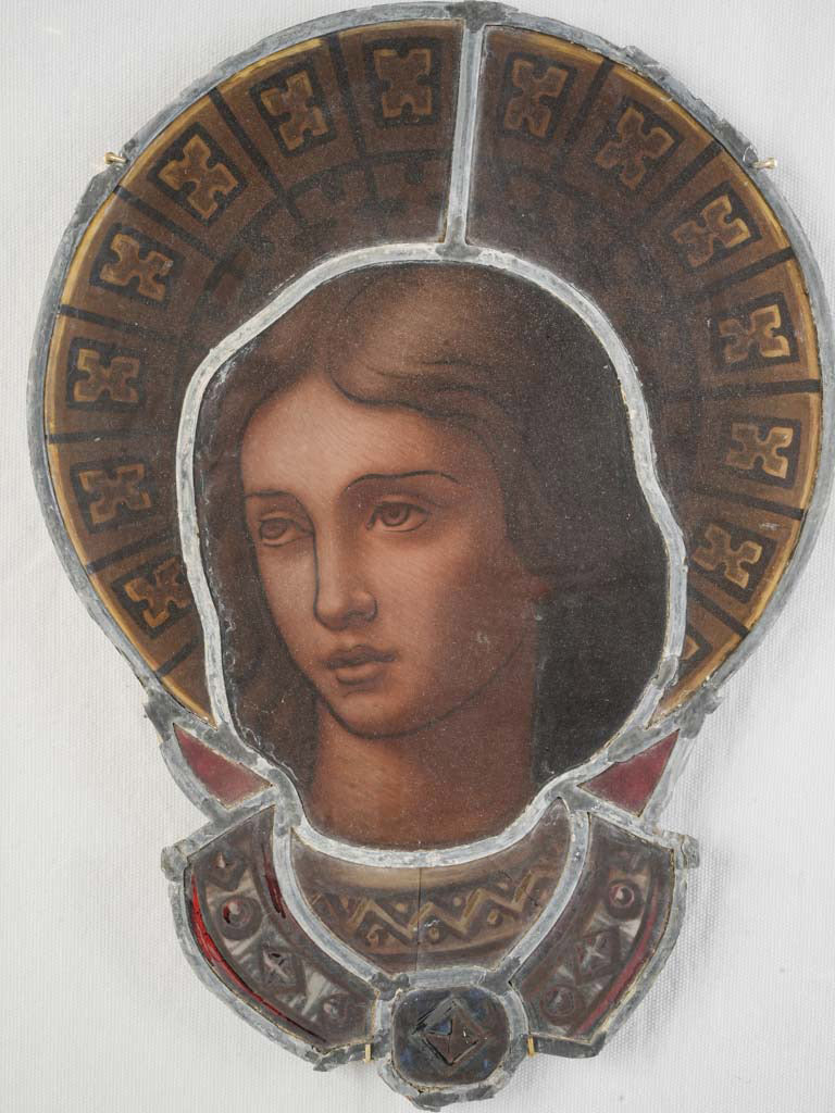 Historic colorful leaded glass piece