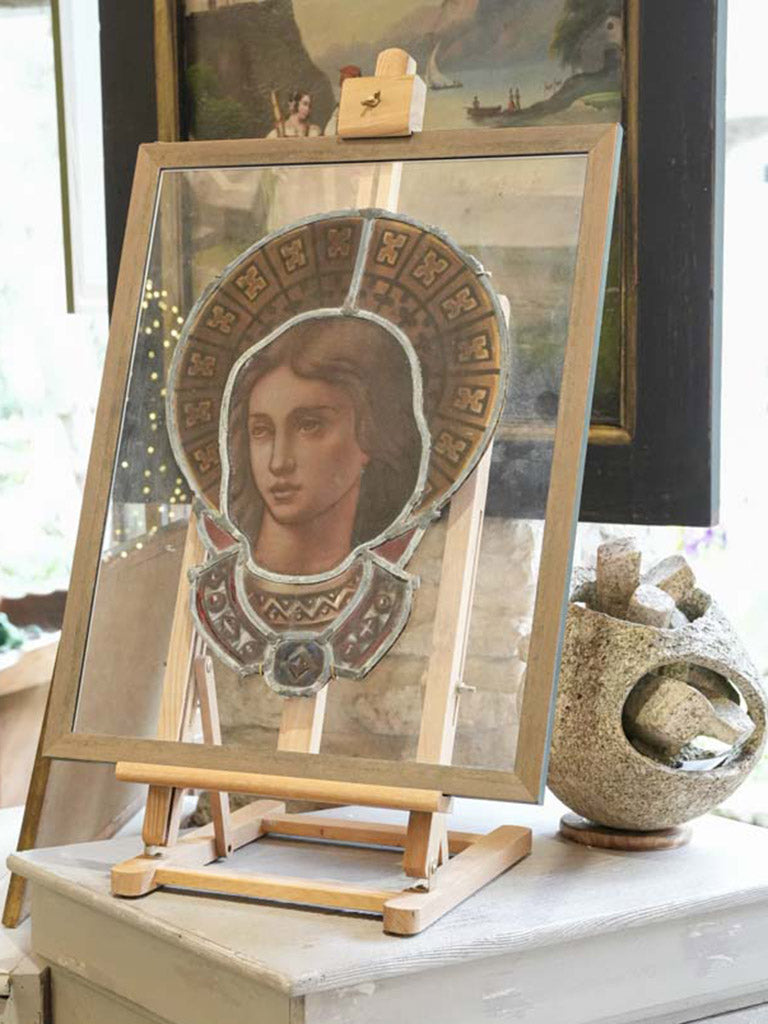Gothic Revival chapel door relic