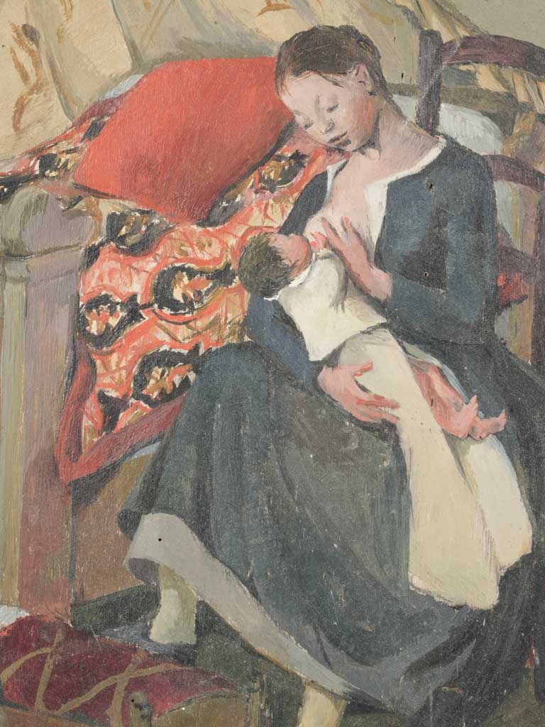 Heirloom-quality painted nursery panel art