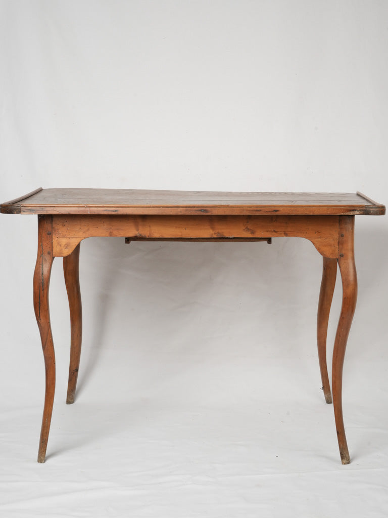 Rustic antique cabriole legs desk