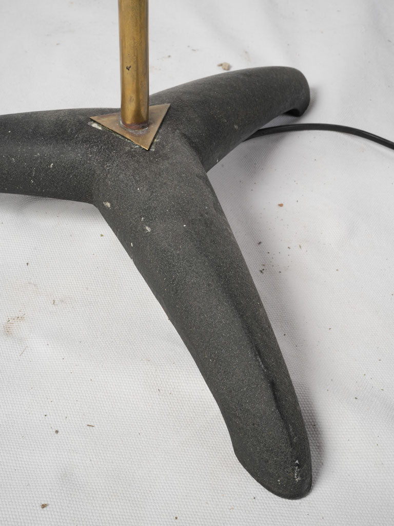 Atmospheric glow brass floor lamp