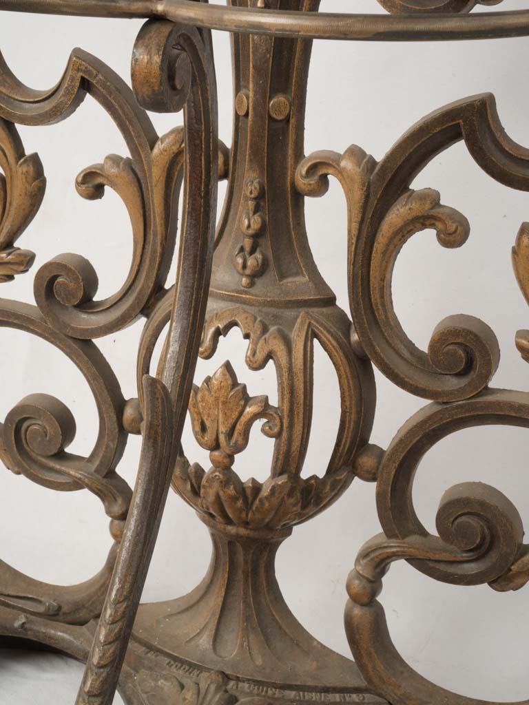 Aged patina antique coat rack