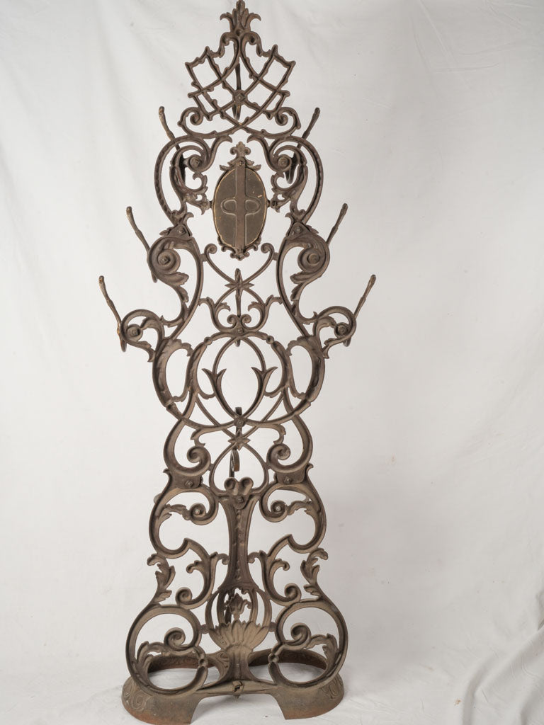 Durable metal vintage coat rack