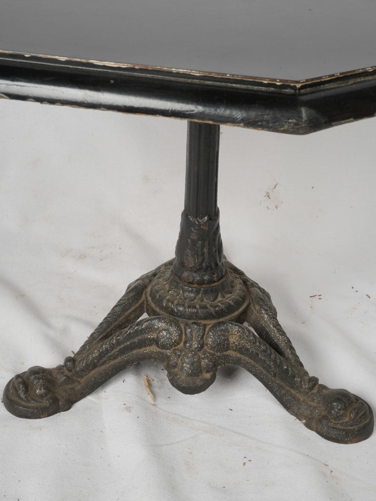 Charming traditional blackened wood table