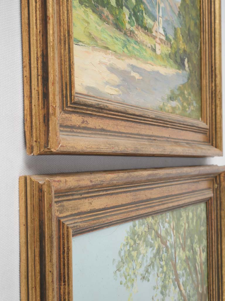 Historical airy blue sky paintings