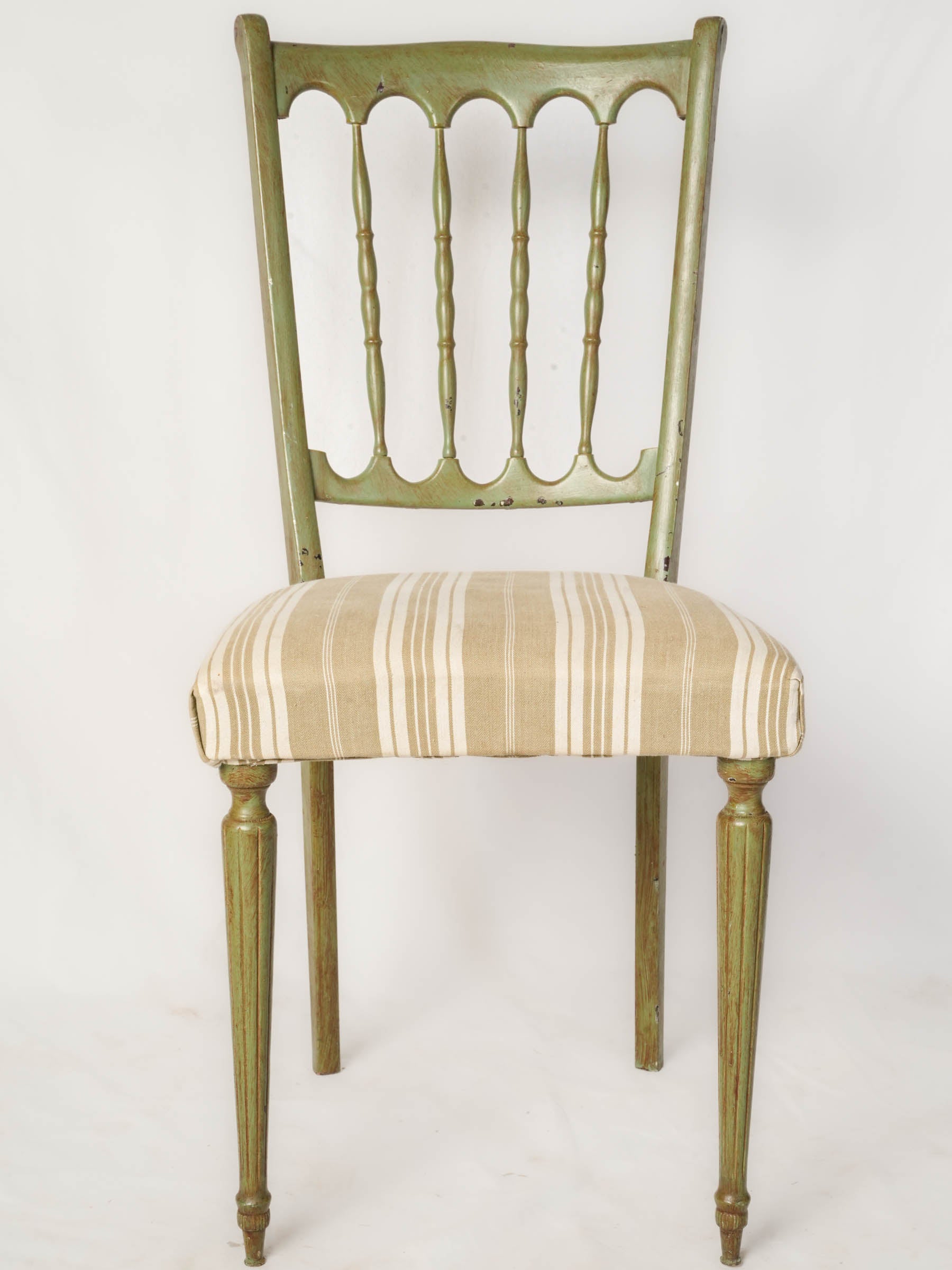 Set of Six French Country Dining Chairs, 1950s