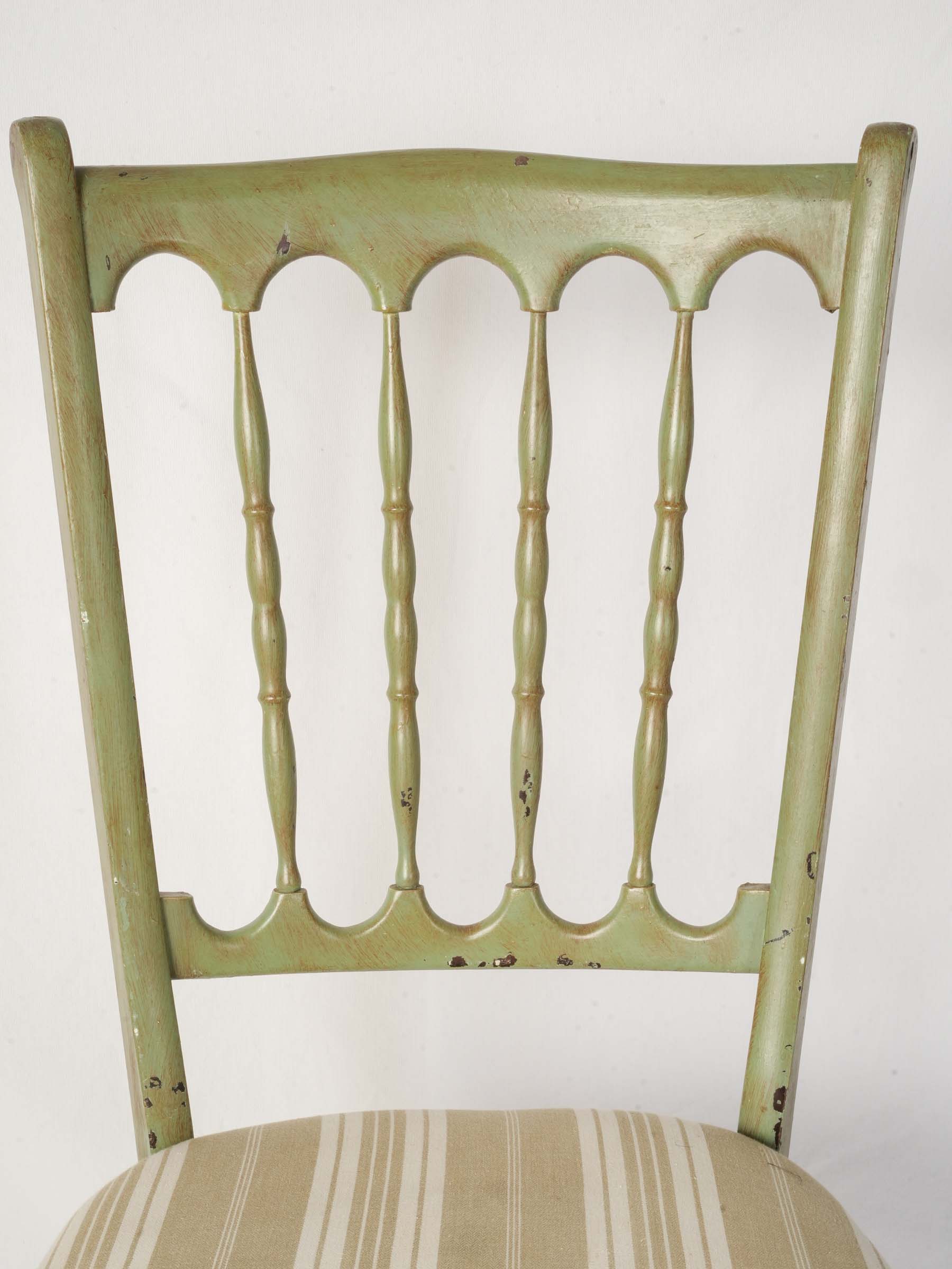 Set of Six French Country Dining Chairs, 1950s