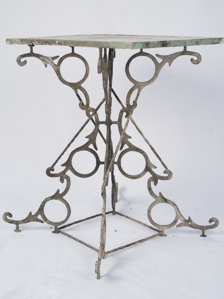 Unique marble top artisan table