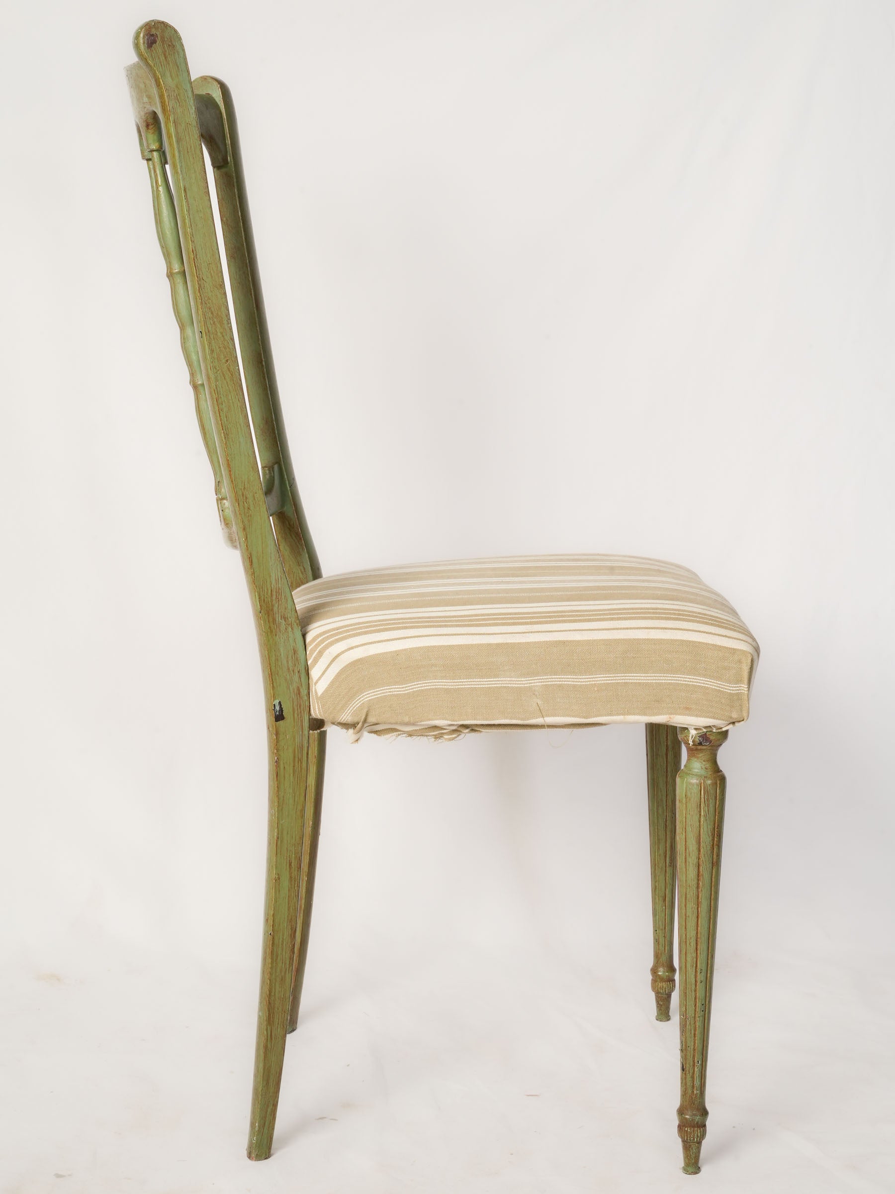 Set of Six French Country Dining Chairs, 1950s