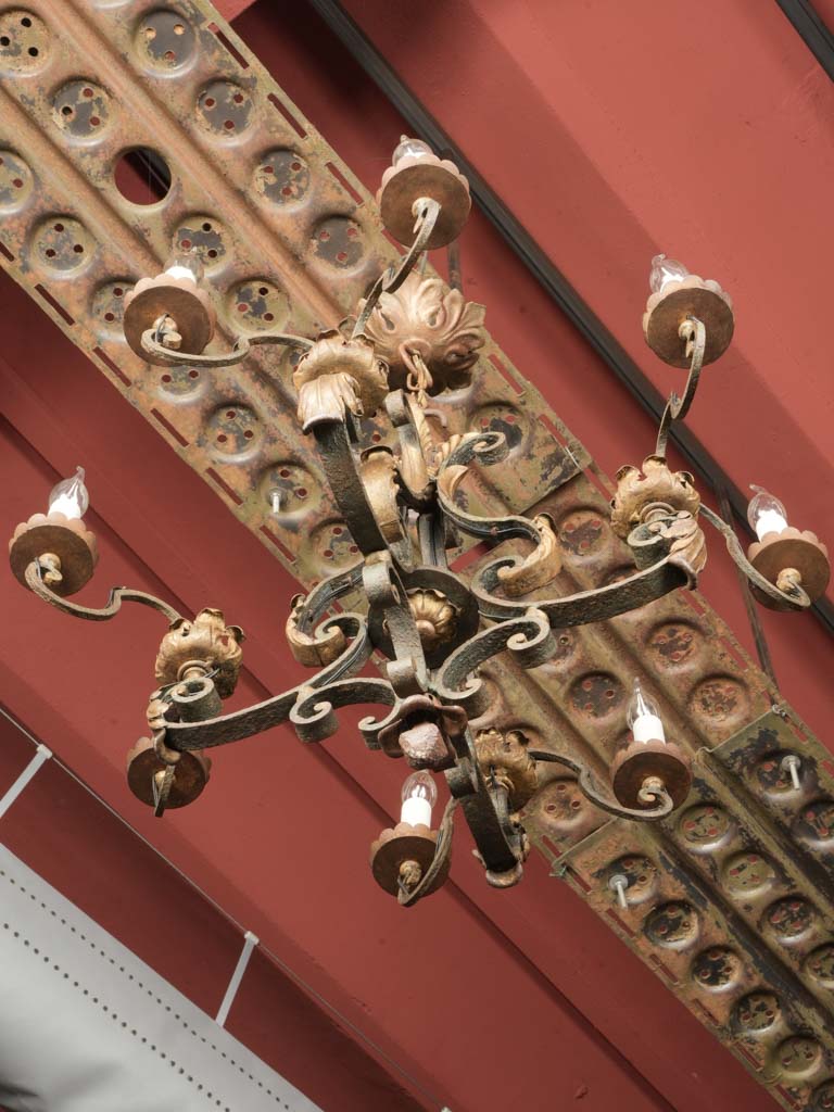 Classic faux candle sleeve chandelier