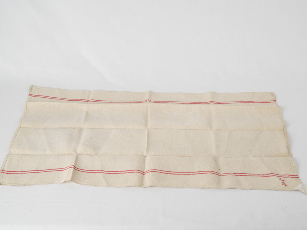 Vintage BL Monogram Linen Towel