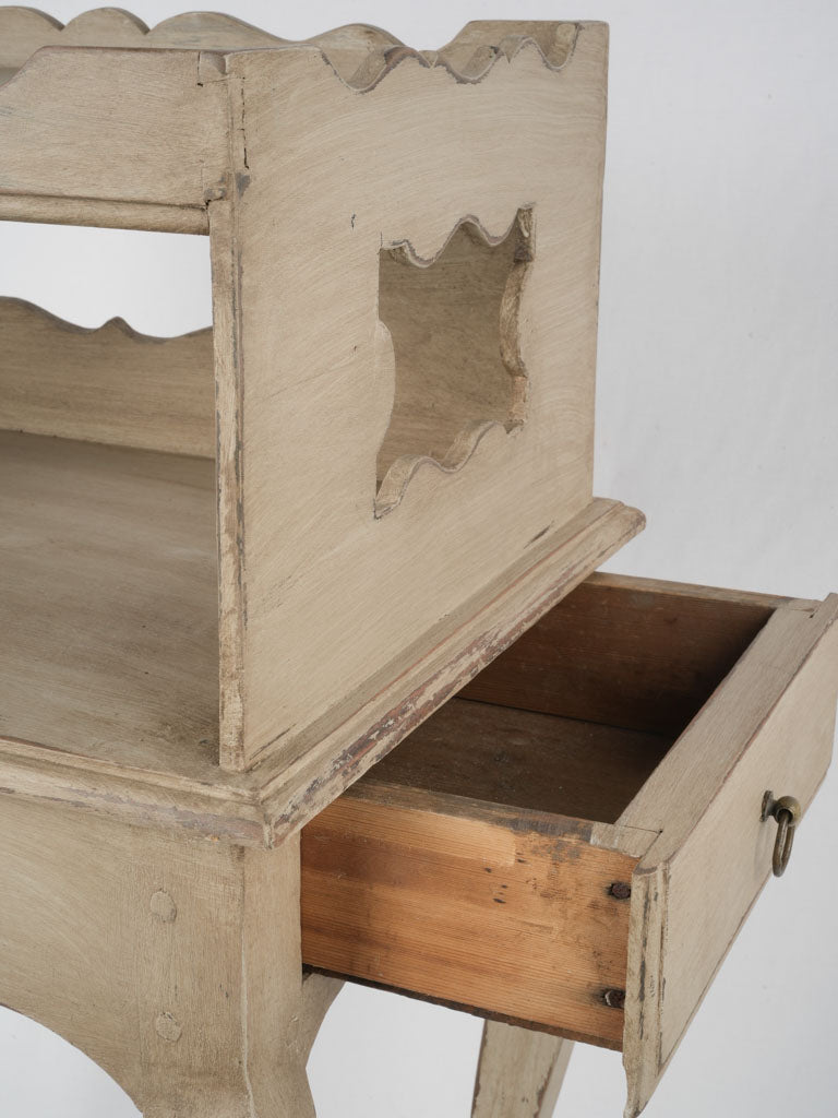 Romantic cabriole-legged side table