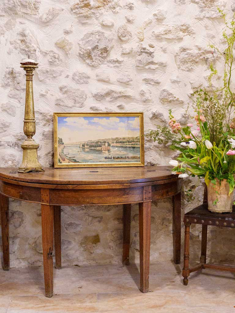 Hand-blown glass framed artwork