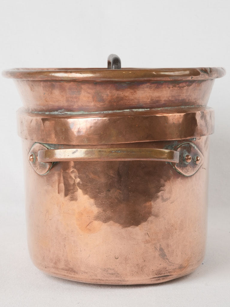 Vintage Daubière with Zigzag Copper Joints