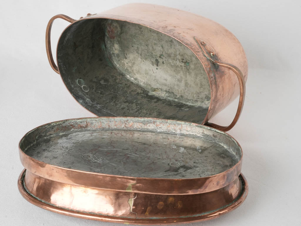Classic Daubière with Worn Tin Interior