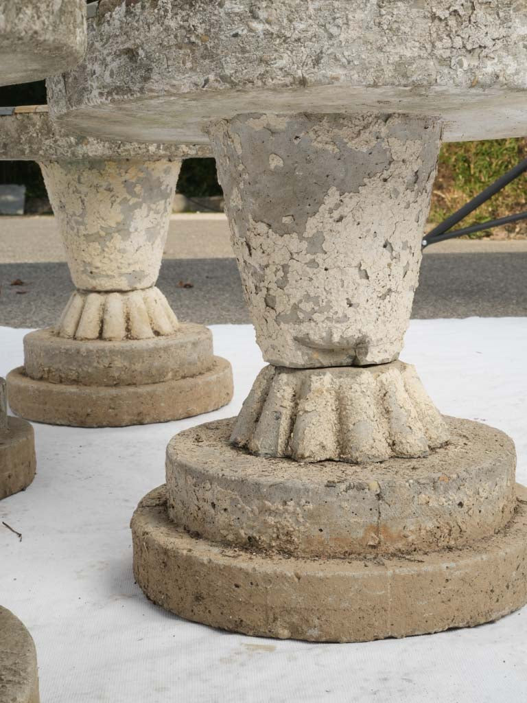 Timeless mosaic concrete table set