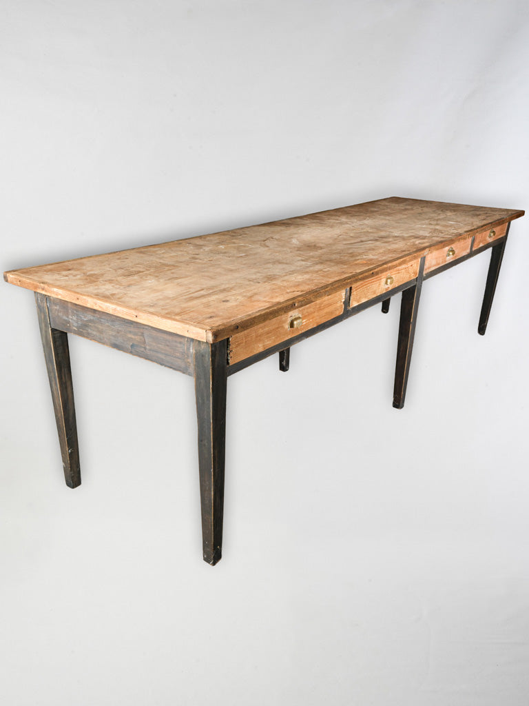 Vintage pine workshop table